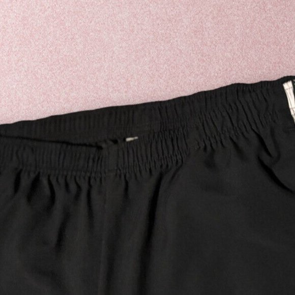 Nike Vintage Women Ankle Crop Workout Athletic Track Pocket BlackPants Y2K 2000s - Picture 5 of 6